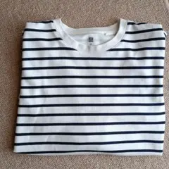 【ユニクロ】『エアリズムコットンクルーネックTシャツ・長袖・キッズ160』