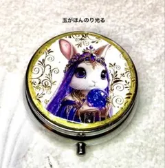 ハンドメイドピルケース(魔女っ子うさぎさん)
