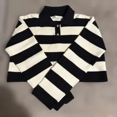 ZARA ボーダーニット ショート丈