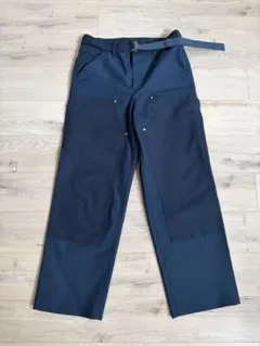 sacai x Carhartt WIP 26SS ダブルニーパンツ ブラック - メルカリ