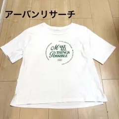 アーバンリサーチ クルーネックTシャツ ロゴT 半袖 フリー ホワイトのサムネイル