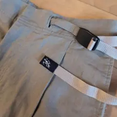 【美品】　GRAMICCI ベージュ ストレートパンツ ウエスト調整可能