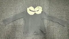 ZARA グレー ラッフルカラー Tシャツ 6歳用