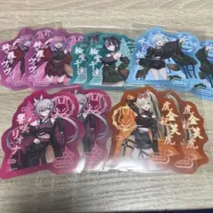 FLOW GLOW ホロライブ　ステッカー　ファミリーマート　5種10枚