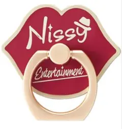 Nissy Entertainment スマホリング 唇型　赤　2nd LIVE