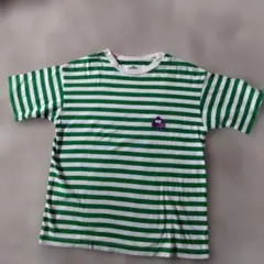 OCEAN&GROUND ボーダーTシャツ グリーン 150cmのサムネイル