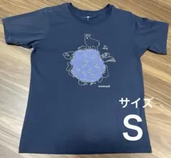 Montbell スポーツウェア　半袖tシャツ　レディース　ネイビー　Ｓ