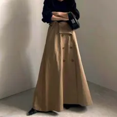 【限定品】AMERI vintage ウールフレアスカート ウールフラノ フレアスカート(スカート)｜EPOCA(エポカ)の