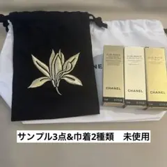 未使用　シャネルサブリマージュサンプル3点&巾着2種類のサムネイル