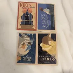 ジブリ　レトロステッカー　魔女の宅急便　となりのトトロ