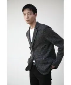 AZUL BY MOUSSY ツイードニット ジャケット