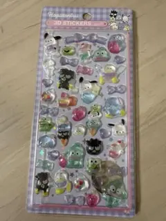カラフル3D はぴだんぶい　キャラクターステッカー