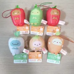 すみっコぐらし ようこそ！たべもの王国 おやさいちびマスコット 6個