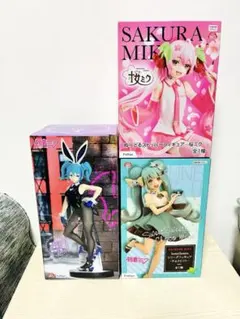 初音ミク　バニーストリート　チョコミントフィギュア　桜ミクぬーどるストッパー