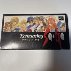 【ロマンシングサガ・箱・取扱説明書付き・Super Famicom】美SAGA
