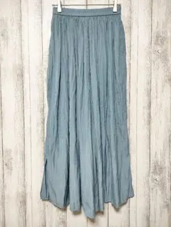 UNIQLO ユニクロ (S)　ワッシャーサテンスカートパンツ　ペチコート不足