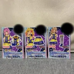 アイカツ カード　ちゃお　3枚セット