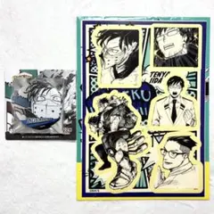 ヒロアカ ジャンショ フェア デコレクション缶バッジ ステッカー 飯田