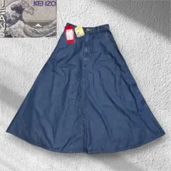 KENZO JEANS 葛飾北斎タグ 付　デニム スカート　刺繍 BOBSONのサムネイル