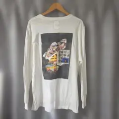 Name. バックプリント グラフィック ロンT ポケT スリット