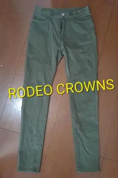 RODEO CROWNS スキニーパンツ S オリーブ