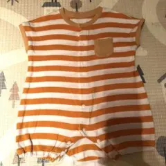 ユニクロ　半袖ロンパース60 前開き