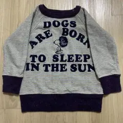 デニムダンガリー　SNOOPYコラボトレーナー