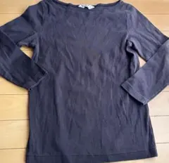 長袖カットソー ダークグレー