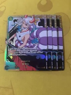 ワンピースカード　ヤマト　SEC　4枚　OP01-121　ロマンスドーン　緑