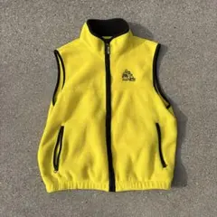 90s~ Eddie Bauer EBTEK フリースベスト　イエロー
