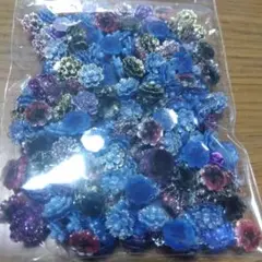 夜光花形デコレーションパーツ 40g セット①