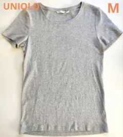 再値下げ♪ユニクロ プレミアムコットン　 TシャツMサイズ　グレー