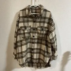 AZUL 厚手チェック柄ジャケット CHECK PATTERN FLANNEL