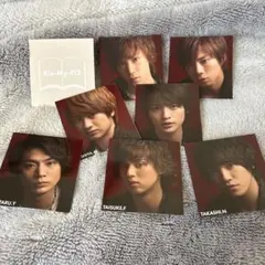 Kis-My-Ft2メンバーカード メンバー顔写真と裏にメッセージ