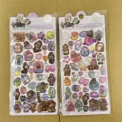 ボンボンドロップシール　ラブブ　2枚セット