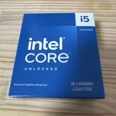 未開封品値下げ中Intel Core i5-14600KF 14th Gen Intel Core i5-14600KF BOX / OVERCLOCK WORKS