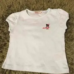 ミキハウス ダブルＢ 80 水色　Tシャツ トップス 女の子 半袖　キッズ