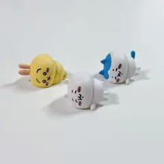 ぎゅっと抱きつきケーブルカバー フィギュアのみ3点セット ちいかわハチワレうさぎ