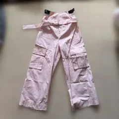 ピンク カーゴパンツ ベルト付きのサムネイル