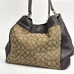 COACH コーチ トートバッグ CG柄 ブラウンのサムネイル