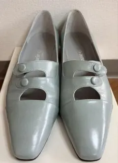 marie claire パンプス ライトブルー 24.5cm Eのサムネイル