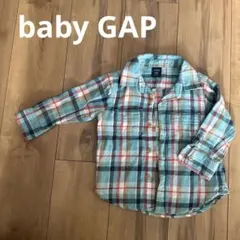 babyGap チェック柄長袖シャツ 12-18ヶ月