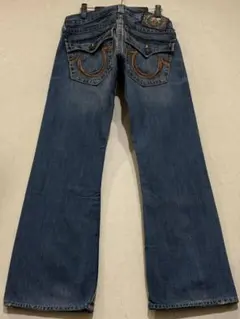 【希少/入手困難】トゥルーレリジョン RAINBOW JOEY フレアデニム 希少カラー トゥルーレリジョン レインボー ジョーイ 極太