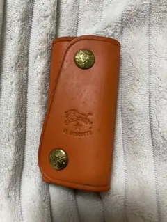 IL BISONTE オレンジ レザー キーケース