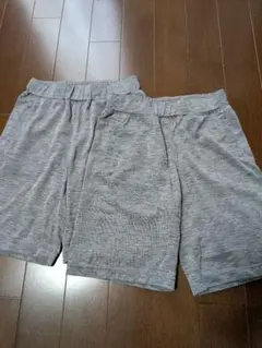 ユニクロ ハーフパンツ ドライ ２枚セット グレー