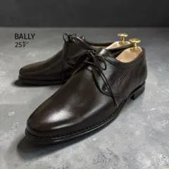 極美品✨ BALLY ダービーシューズ 25㌢ プレーントゥ ブラウン スイス製のサムネイル