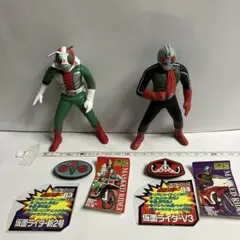 仮面ライダー リアルプラヒーローシリーズ03、04 新2号 V3