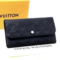 未使用品級 ルイヴィトン アンプラント ヴィルトゥオーズ 黒 ブラック 長財布