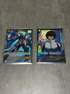 アーセナルベース　フリーダムガンダム　キラ・ヤマト　2枚セット