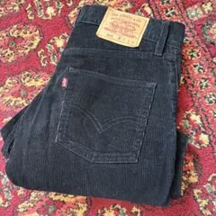 Levi's 505 コーデュロイパンツ ブラック w30 L34